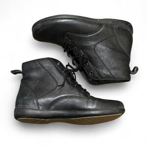 Size 38 Grunge Goth Leather Boots Booties Streetwear Indie